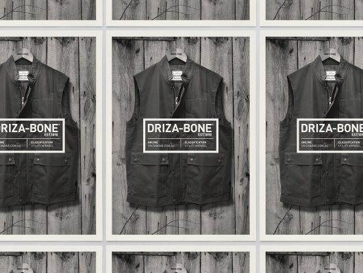 Hunt Studio — Driza–Bone Identity #driza #design #graphic #bone #identity #huntstudio