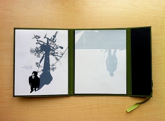 Calm: Folio Open w/Prints | Flickr - Photo Sharing! #binding #print #letterpress #book #screen #printing #letter #press