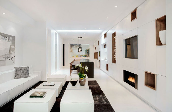 Sustainable Interior Entirely in White