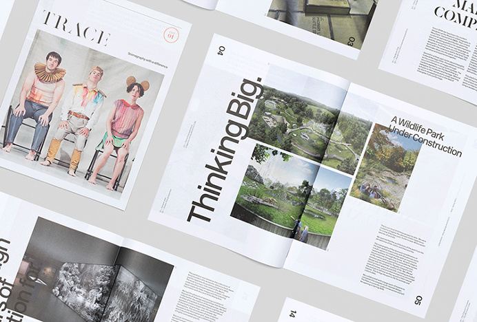 Trace Magazine by Socio Design and Mash Creative #graphic design #magazine #editorial