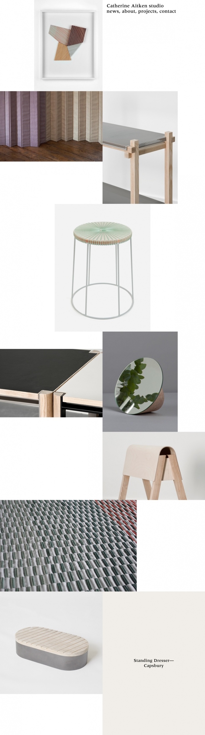 Catherine Aitken Studio England London webdesign site of the day minimal beautiful inspiration mindsparkle mag designblog