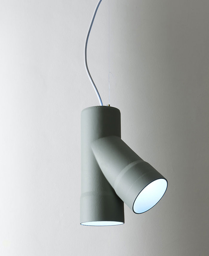 Lamps Inspired By Industrial Tubes -#lamp, #design, #lighting, #productdesign, #industrialdesign, #objects,