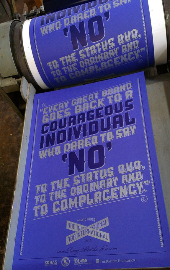 Courage_Poster_by_David_Brier #design #letterpress #poster #brier #david #typography