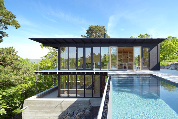 Two Storey Weekend House with Panoramic View - #architecture, #house, #housedesign, home, architecture