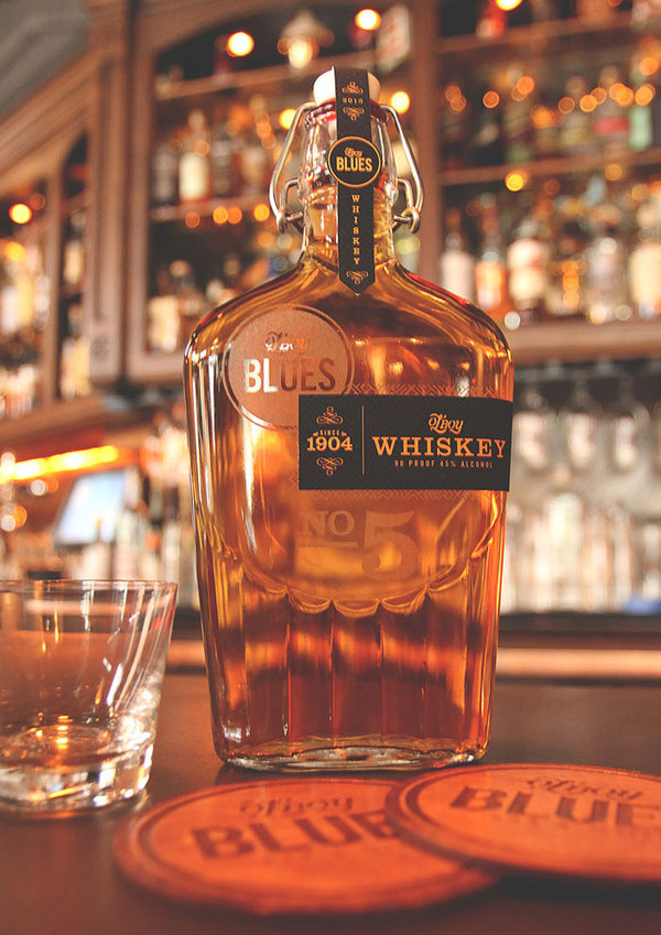 Ol' Boy Blues Whiskey #whiskey #bottle #packaging #liquor #oloy #blues