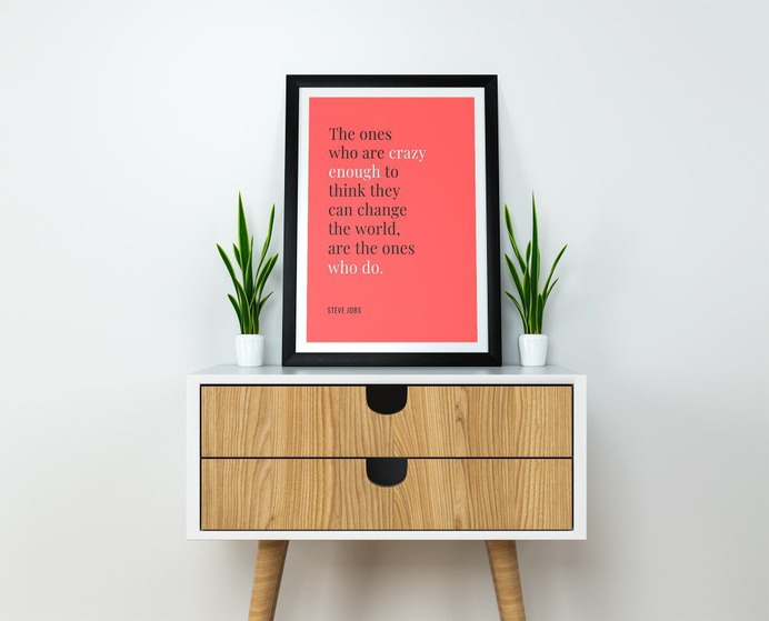 Steve Jobs Quote Printable Wall Art