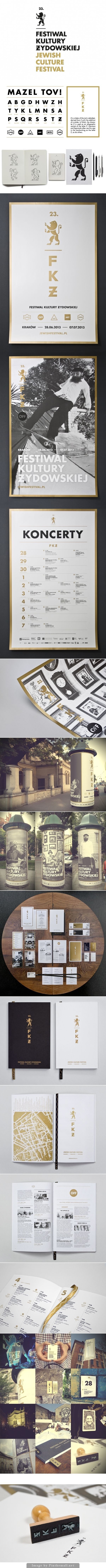 Jewish Culture Festival #brand #identity