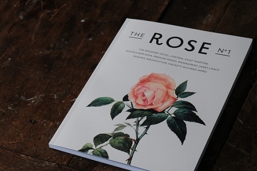 THE ROSE No.1 on the Behance Network #rose #print #the #fashion #layout #qusqus #editorial #magazine