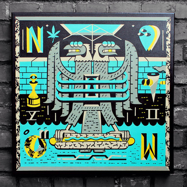 The Weird Travels Pt.3 / Walls & Paintings 2013 on Behance #dxtr