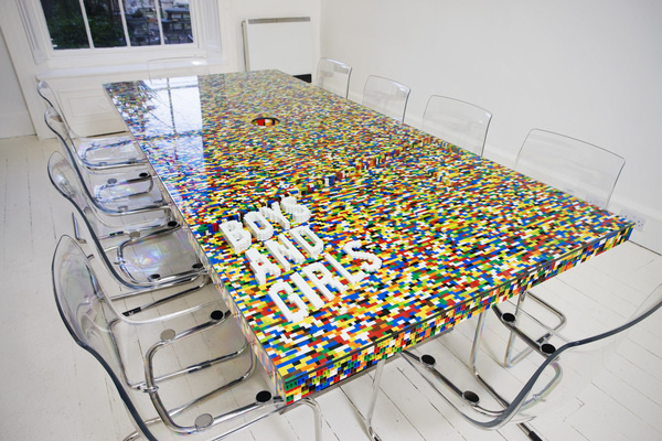 2012 Lego Boardroom Table Skeletal #interior #design #decor #home #furniture