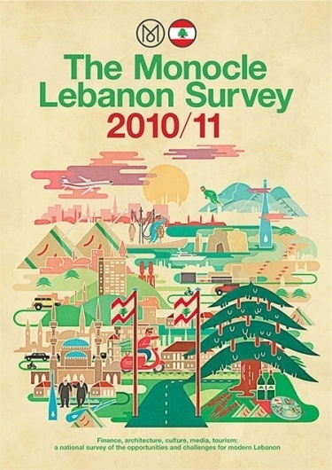 Monocle - Finland and Lebanon Surveys on the Behance Network #vesa #cover #illustration #survey #sammalisto #editorial #monocle