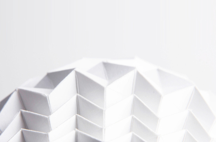 tessellation origami #origami #sculpture #paper #tessellation