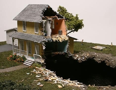 Firing for Effect by Thomas Doyle #doyle #sculpture #suburbia #thomas #art #miniature