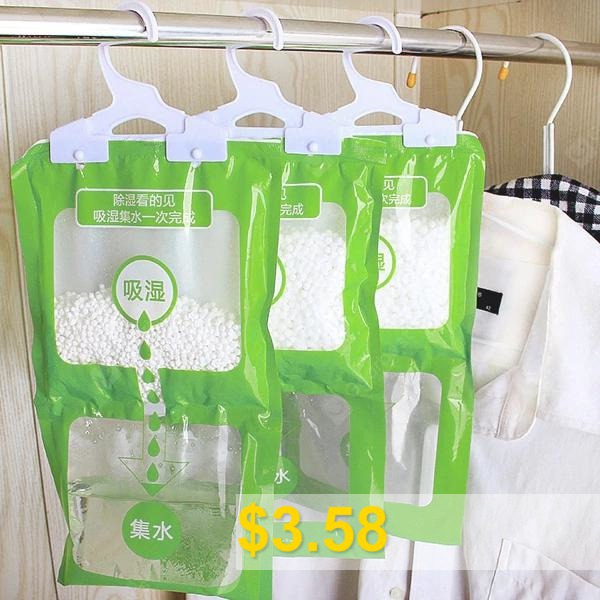 Hangable #Mildewproof #Moisture-proof #Dehumidification #Bag #Hygroscopic #Pack #for #Wardrobe #1pc #- #YELLOW #GREEN