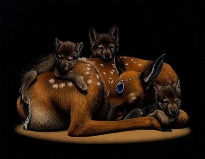 Meticulous Paintings of Animals and Objects by Jacub Gagnon