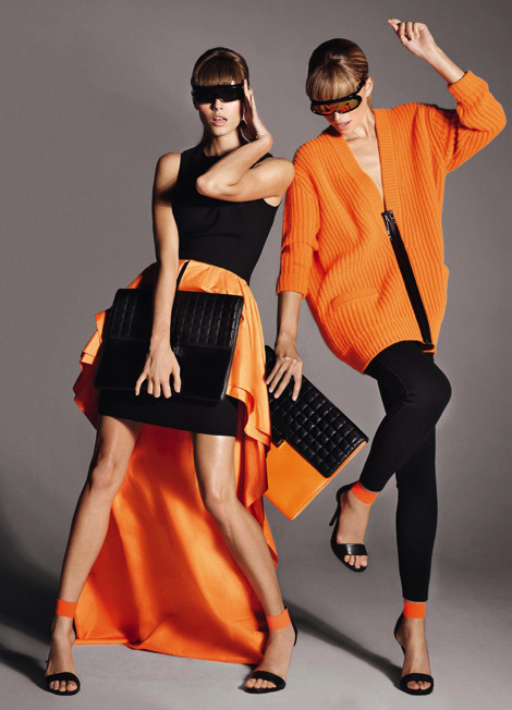 Maryna Linchuk & Cato van Ee by Cuneyt Akeroglu for Vogue Paris #fashion #model #photography #girl
