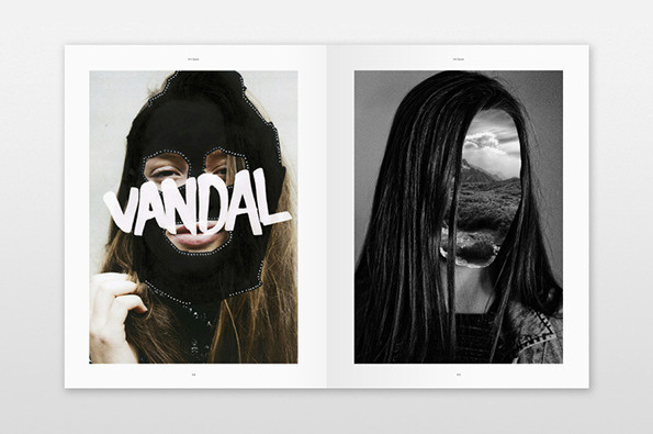 Magazine VANDAL #collage #vandal #magazine #black&white