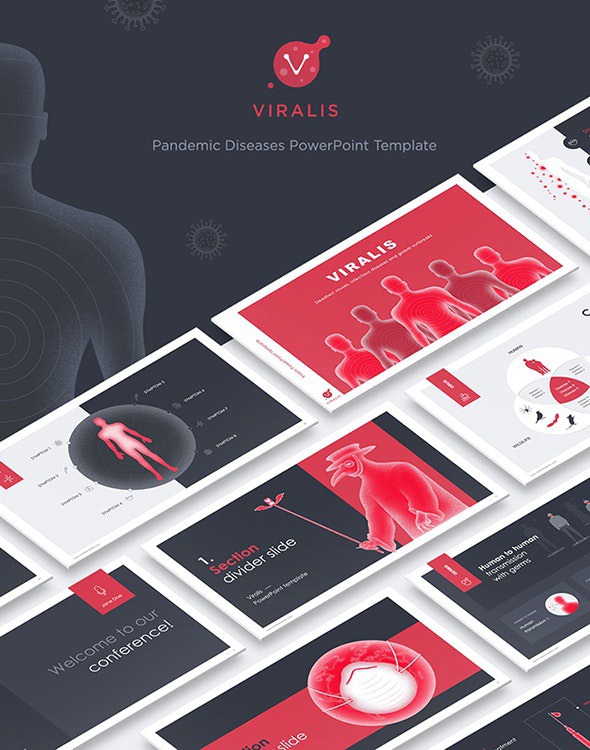 Viralis - Coronavirus Presentation Animated - PowerPoint Templates Presentation Templates