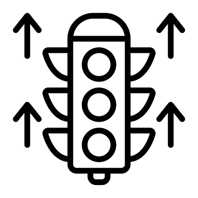 See more icon inspiration related to traffic, growth, seo and web, stats, signaling, increase, directional, direction, up arrow and arrows on Flaticon.