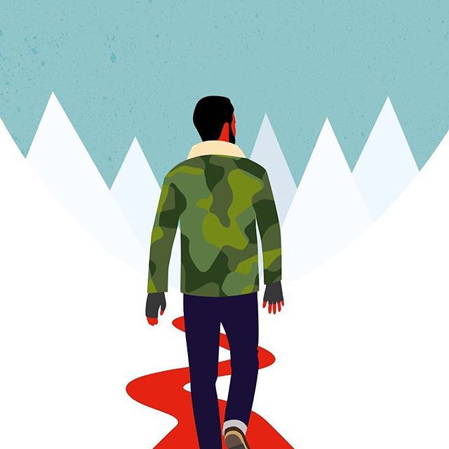 Winter stroll... By Ashwin Kandan / Shwin #illustration #illustrator #vector #vectorart #illustrationoftheday #camo #logosai #graphicdesign #design #artanddesign #illustrate #designspiration #instaart #illustratorsofinstagram #illustrationgram #artistsoninstagram #artoftheday #artist #adobeillustrators #vaniladesign #designarf #designarchives #graphicroozane #visualgraphc #supplyanddesign #graphicdesigncentral #graphicgang #camouflage #winter