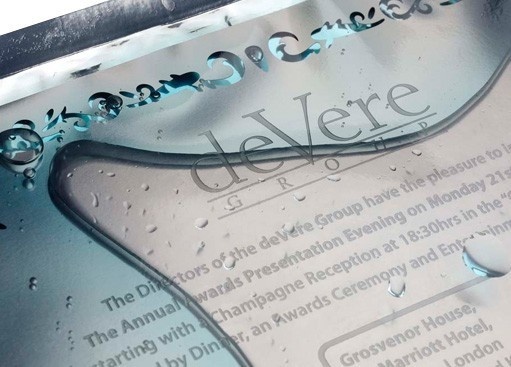 Clear Acrylic Wedding Invitations #invite