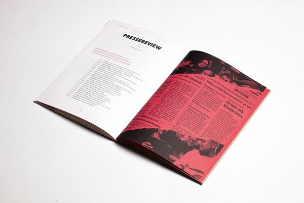 Von Aussen Nach Innen #formats #red #greyboard #various #editorial #typography