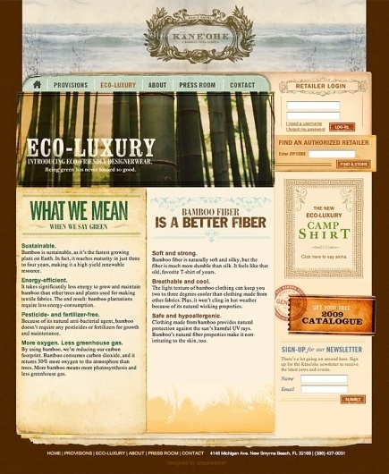 Bamboo Provisions #interactive #vintage #texture