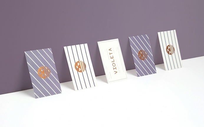 Branding: VIOLETA Argentinian Bakery - JOQUZ #bakery #branding #packaging #design #graphic #foil