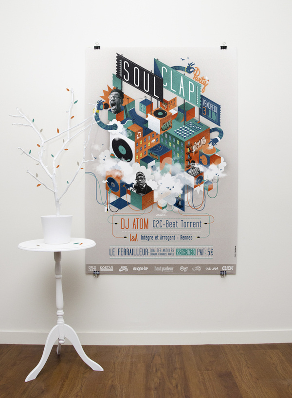 soulclap affiche #illustration #poster