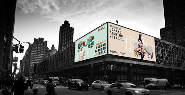 Melbourne Spring Fashion Week Concept & Guidelines on Behance #creative #white #sarita #walsh #city #design #guidelines #of #black #melbourne #identity #and #fashion #logo #3d #flowers
