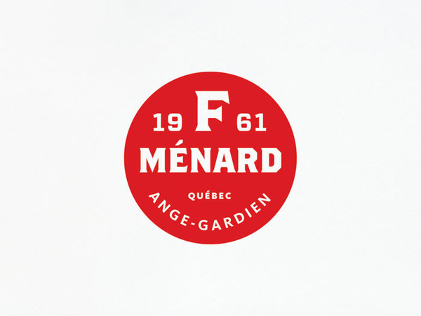 lg2boutique  |  http://lg2boutique.com/en"The new identity of F. MÉNARD, a family business involved in the pork production trade, draw #typography