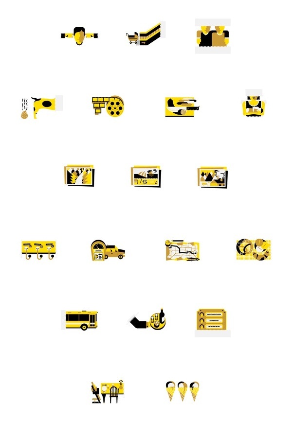 Nido mag illustrations | La Tigre #sign #icons #picto #symbol #pictograms