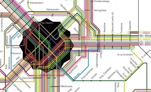 Schemat Komunikacji Miejskiej Gliwice | venedi - now, create new - agencja reklamowa, agencja fotograficzna, sklep firmowy, studio, nation, shop #infographic #map #jaktokto #comunications #venedi
