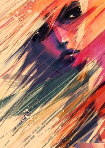 FFFFOUND! | dry window, look up the sky by ~wataboku on deviantART #digital #illustration #color