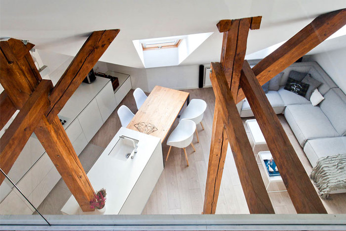 Attic Apartment by Superpozycja Architekci - #decor, #interior, #home