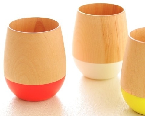 Product Lust / wood color tumblers from ITUTU #product #design