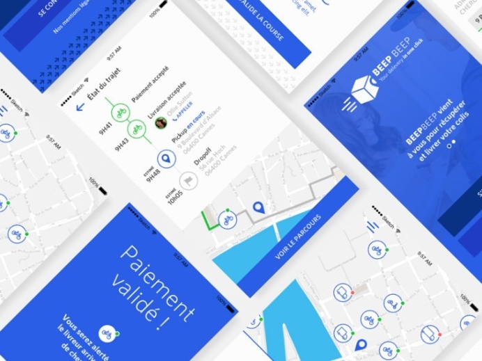 Free Delivery App UI Design