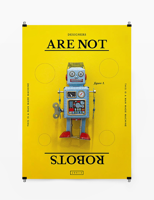designer are not robots by oddds.com #photography #design #graphic