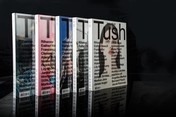 Tush magazine #cover #magazine #typography