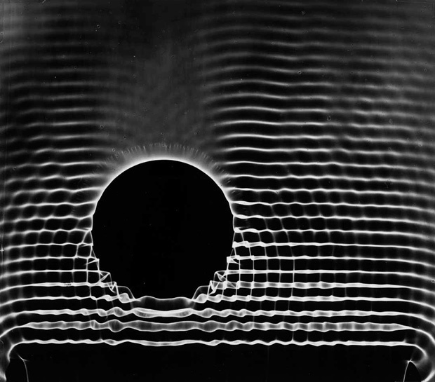 Berenice Abbott's Minimalist Black-and-White Science Imagery, 1958-1960 | Brain Pickings #science #waves