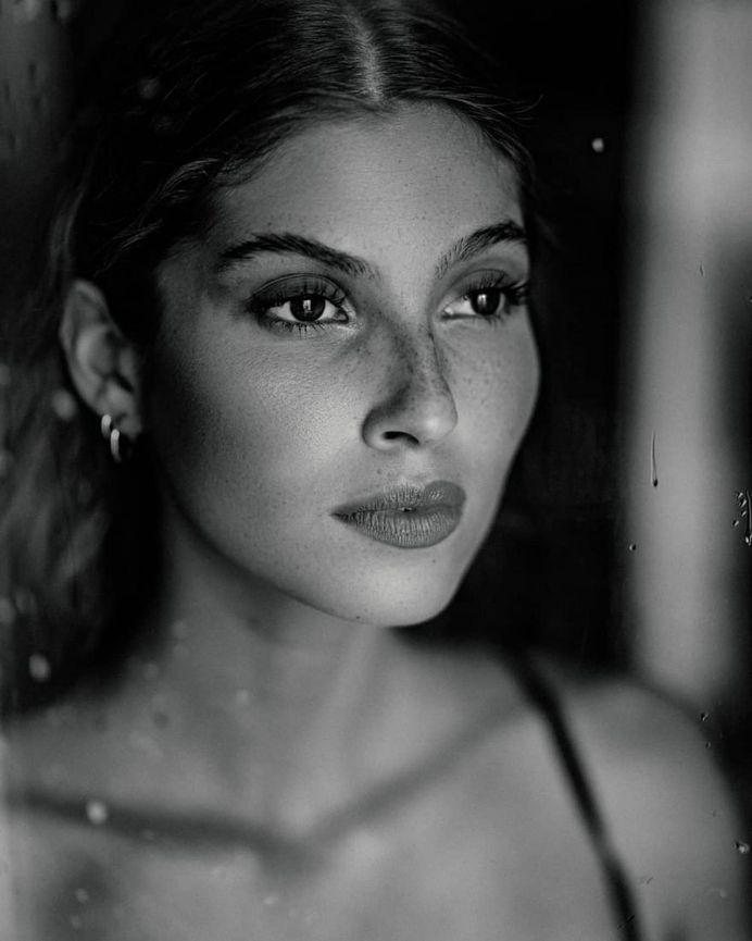 Beautiful Black and White Female Portrait Photography by Constantin Slotty