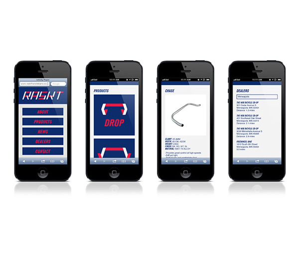 RASKT on Behance #bicycle #brand #handlebars #identity #mobile