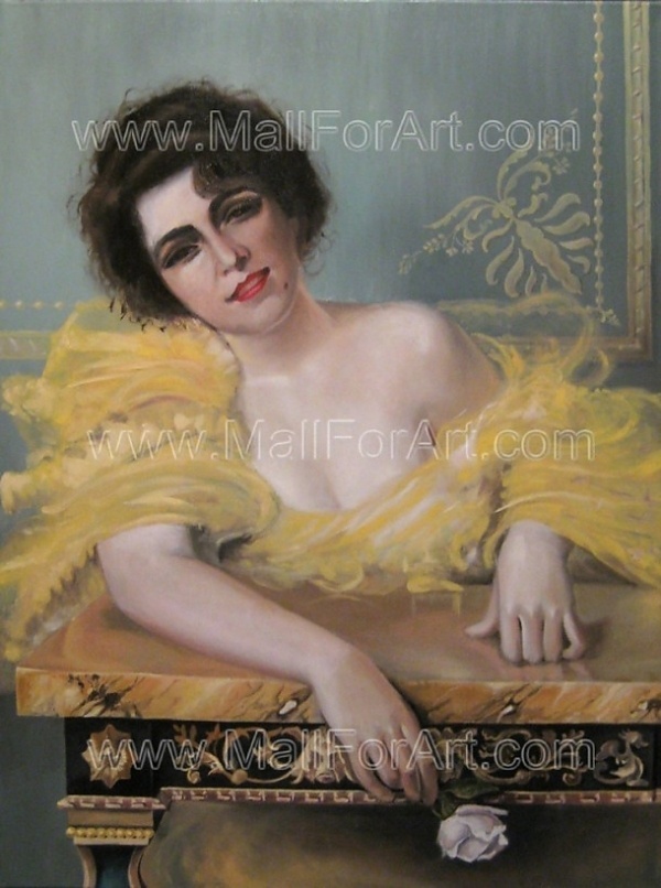 A different interpretation of realistic art - Angel Ivanov's paintings #woman #retro #reproduction #portrait #painting #paintings #art #oil