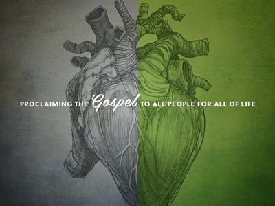 Gospel #heart #quote #print #typography #saying #green