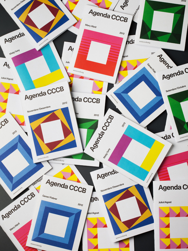 Agenda CCCB #hey #geometric #publication #cover #studio #colour #editorial