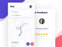 Taxi App UI #map