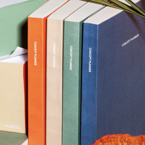 Concept Planner The Concept Planner will help turn your ideas into reality! Designed to encourage goal-oriented scheduling, there is ample space for taking down ideas and notes in open-dated yearly, monthly and weekly sections.