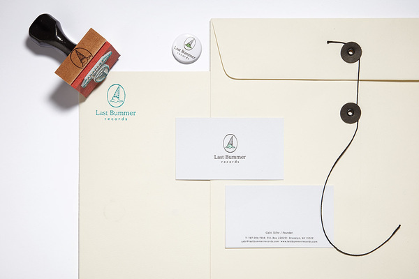 Last Bummer Records Stationery #branding #icon #hightide #hightidedesign #identity #hightidecreative #stationery