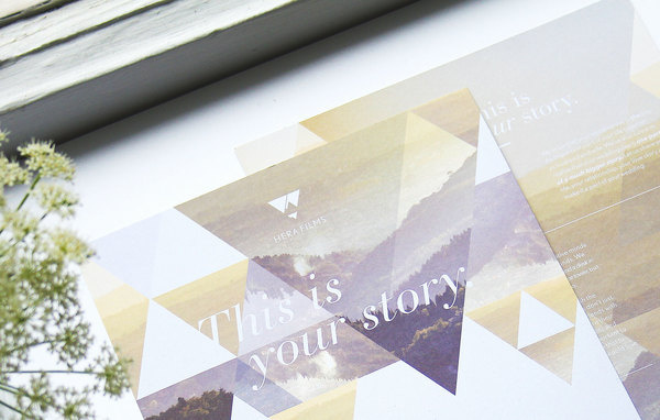 Hera Films—Vancouver wedding videographer price sheets design #branding #print #design #graphic #grid #triangle #layout #typography