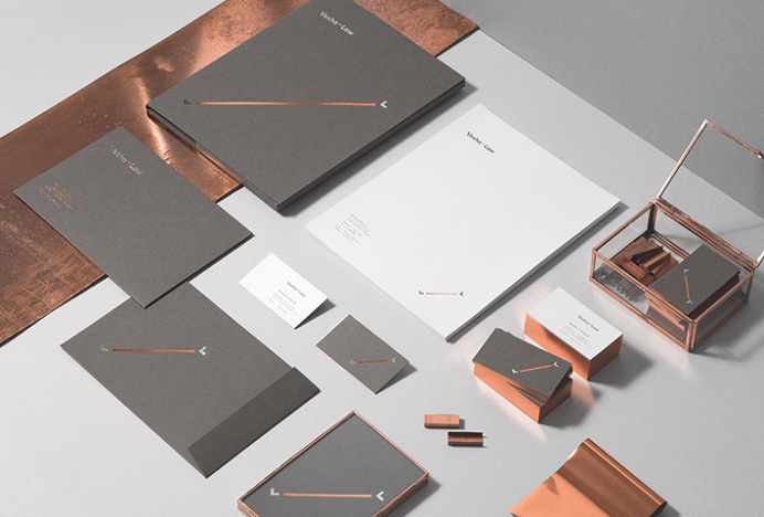 Vesha – Law by For Brands #branding #staionery
